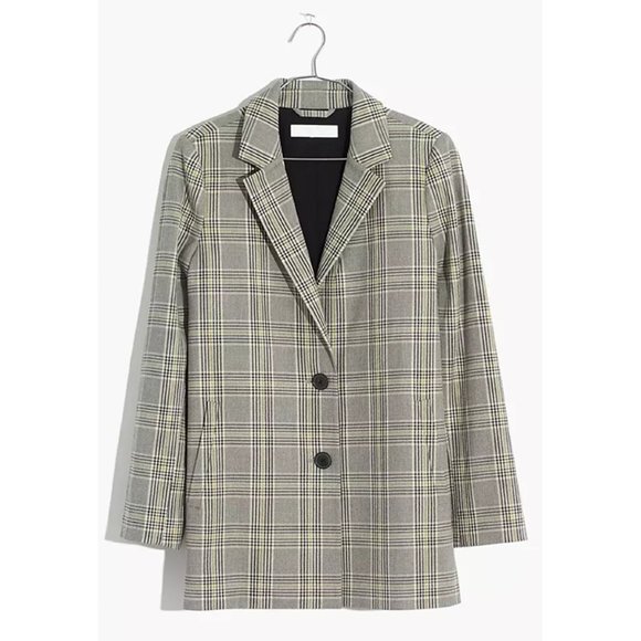 Madewell Jackets & Blazers - Madewell Dorset Blazer Single Breasted Notch Lapel Oversized Jacket Cosley Plaid